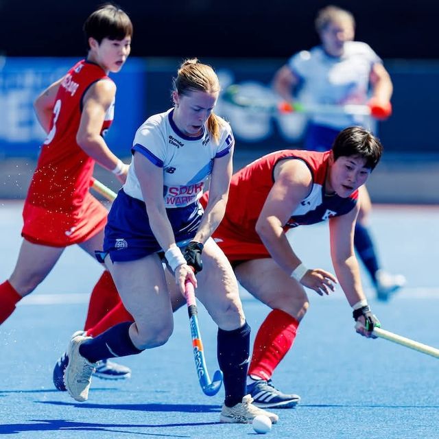 한국과 스코틀랜드의 경기 모습. 