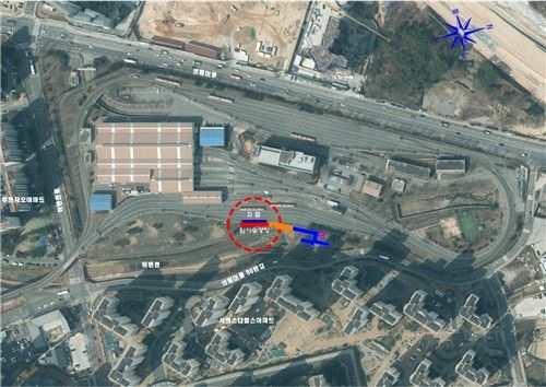 부산김해경전철 삼계동 임시승강장 선정 위치