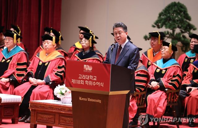 하범종 LG 사장, 졸업식 축사