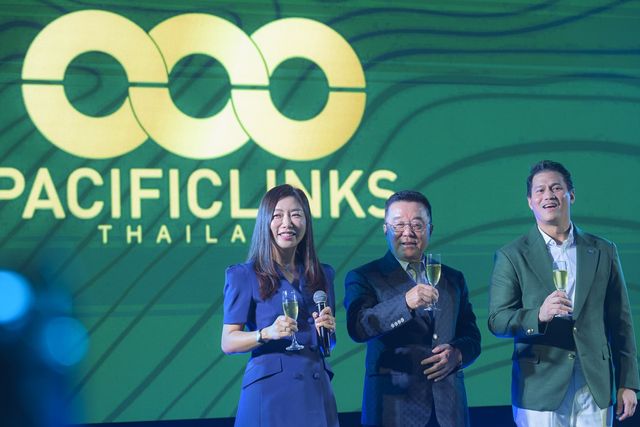 PLK 장옥영 대표(왼쪽부터), PLK 왕월 회장, 파톰랏 시리삽 PLT 사장.