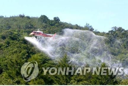 소나무재선충병 항공방제