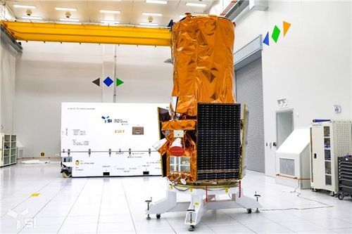 발사 준비가 완료된 '스페이스아이티'(SpaceEye-T)