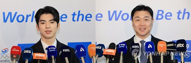 IOC 선수위원 후보 면접 참석한 차준환-=원윤종