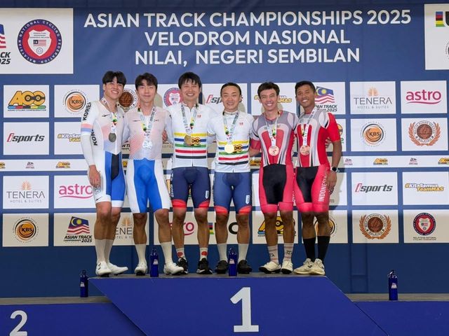 메디슨 종목에서 은메달을 딴 박상훈과 김유로(이상 왼쪽)