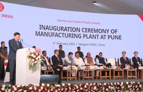 롯데웰푸드[280360], 인도 중서부 푸네 신공장 준공…신동빈 회장 참석