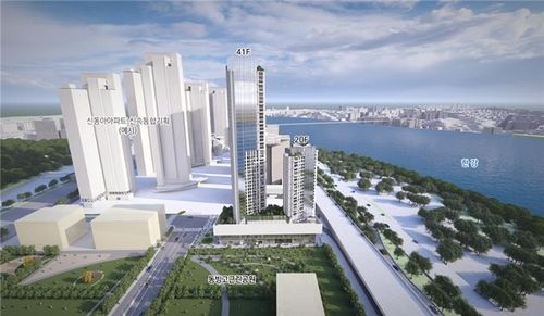 서빙고역 역세권 활성화사업 조감도