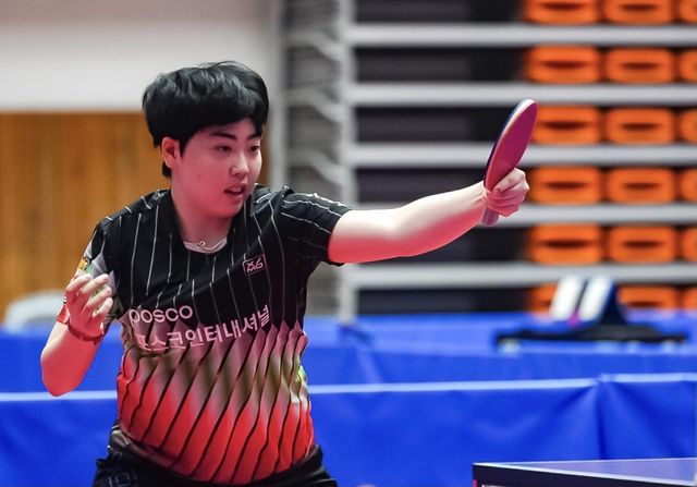 신유빈의 새로운 복식 파트너인 유한나