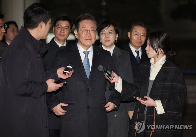 이재명 대표, '공직선거법 위반' 2심 변론 종료