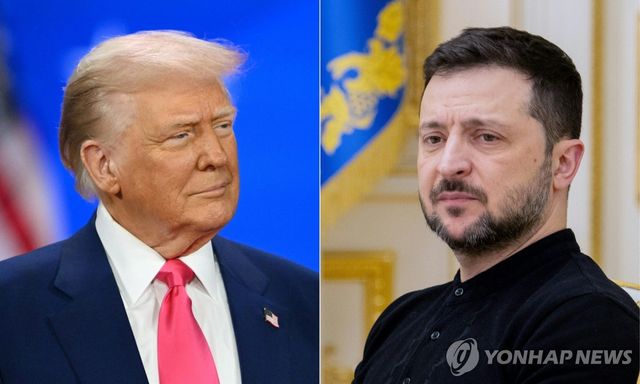 도널드 트럼프 미국 대통령과 볼로디미르 젤렌스키 우크라이나 대통령 [AFP 연합뉴스 자료사진. 재판매 및 DB 금지]