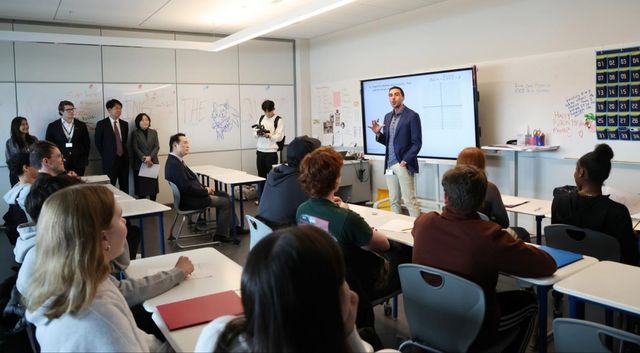 벨몬트고등학교의 수학 수업