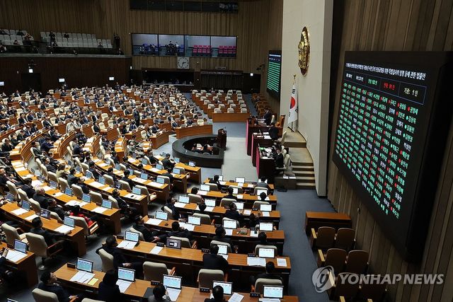 '명태균 특검법' 본회의 통과