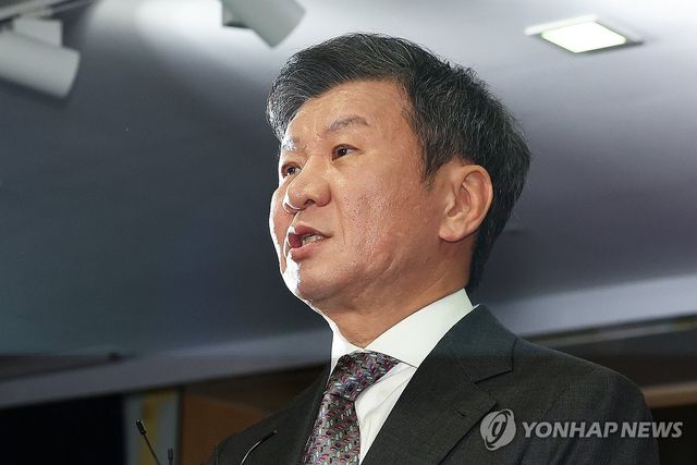 소감 밝히는 정몽규 축구협회장