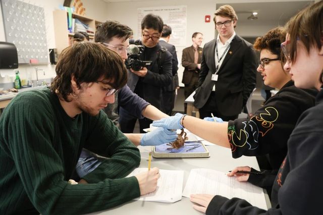 벨몬트고등학교의 생물 수업
