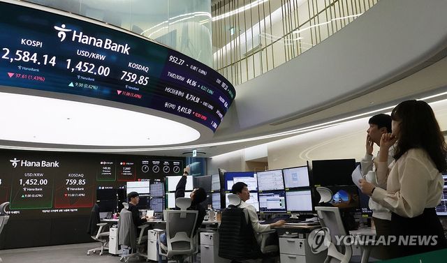 코스피, 장 초반 1%대 하락