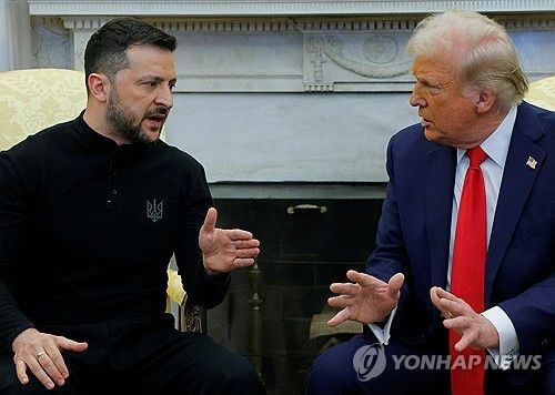 트럼프 대통령과 젤렌스키 대통령