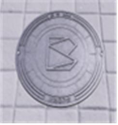 공공디자인 적용한 맨홀 뚜껑