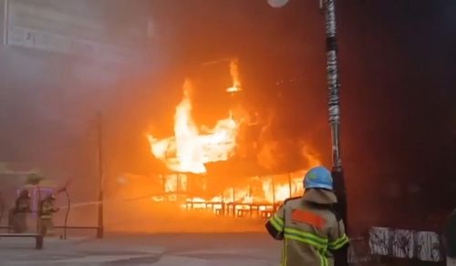 인천 구월동 로데오거리 상가 화재