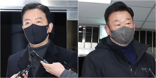 김성훈 경호처 차장(왼쪽)과 이광우 경호본부장