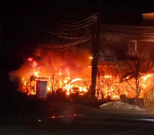 철원 주택 화재 현장