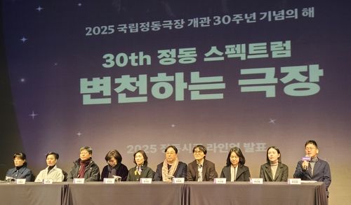 국립정동극장 '2025 정동시즌 라인업 발표' 기자간담회