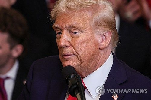 도널드 트럼프 미국 대통령 