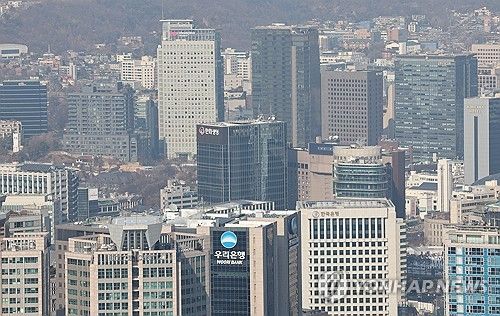 서울시내의 주요 기업 건물 [자료사진]