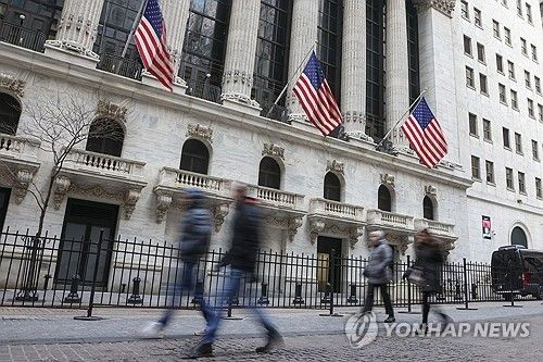 월스트리트의 뉴욕증권거래소