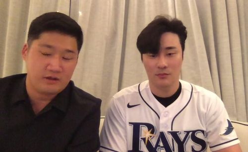 탬파베이 유니폼을 입은 김하성