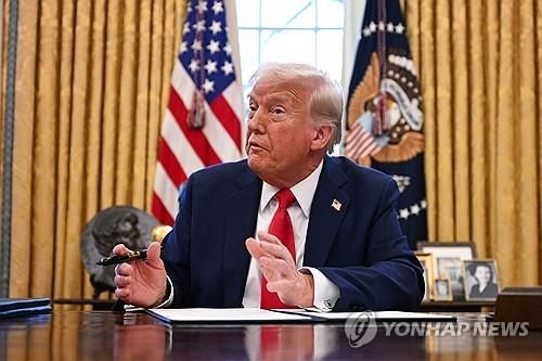 도널드 트럼프 미국 대통령