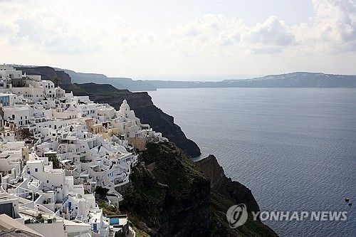 세계적인 관광지 그리스 산토리니섬