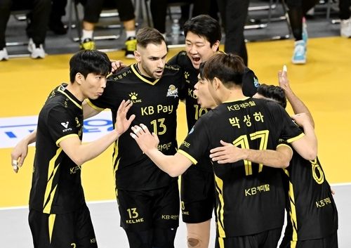 현대캐피탈의 18연승 도전을 저지한 KB손해보험