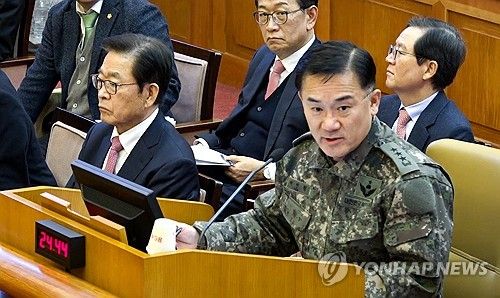 여인형 전 국군방첩사령관 , 탄핵심판 5차 변론 증인출석