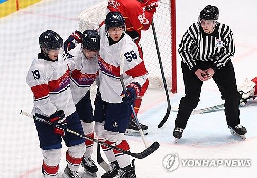 중국에 승리거둔 남자 아이스하키 대표팀 '첫 금메달에 한걸음'