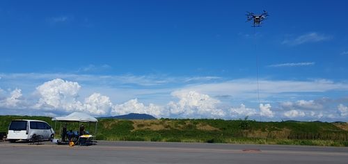 공중이동체 기반 이동통신 서비스 시연 