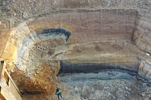 양산단층 퇴적층 조사하는 한국지질자원연구원 연구팀
