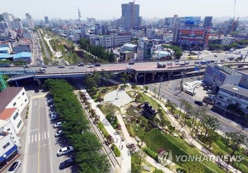 경북 포항철길숲