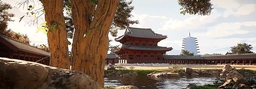 동궁 추정도 컴퓨터그래픽(CG)