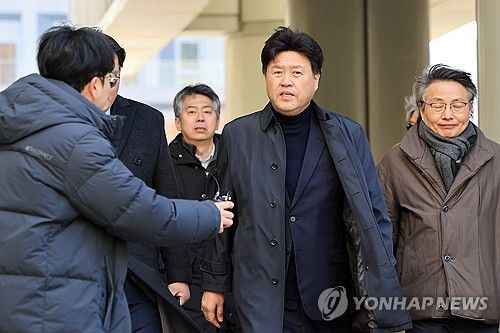김용 전 민주연구원 부원장 2심 선고 공판 출석