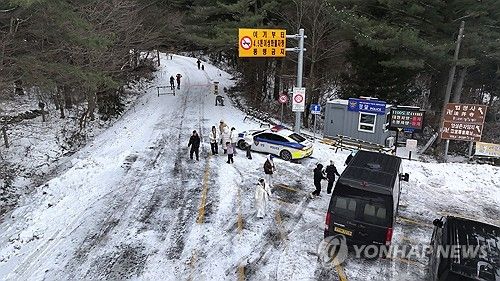 걸어서라도 눈 구경