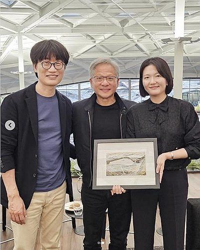 네이버 이해진, 엔비디아 젠슨 황과 소버린 AI 논의
