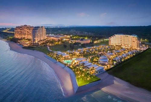 해변을 낀 골프장이 있는 그랜드 호짬 지역 [베트남관광청 제공]