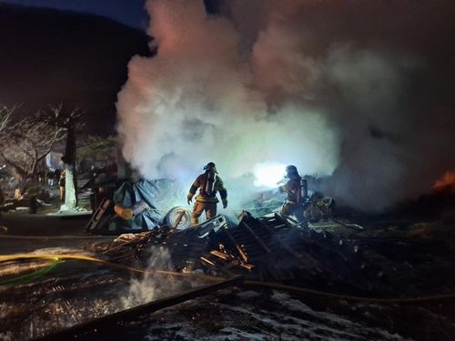 강릉 강동면 목조 주택 화재