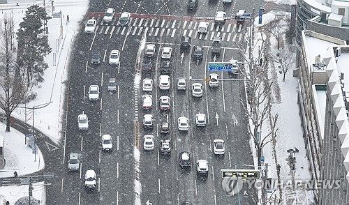 눈 내리는 대구