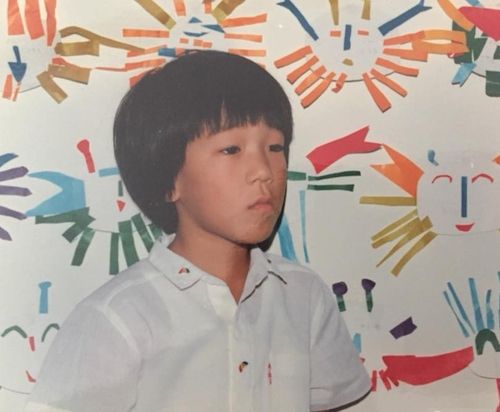 유년 시절의 김동준 신부