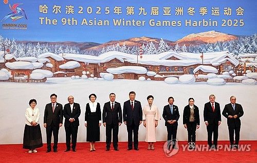 하얼빈 동계아시안게임 개막 오찬 참석한 우원식 의장