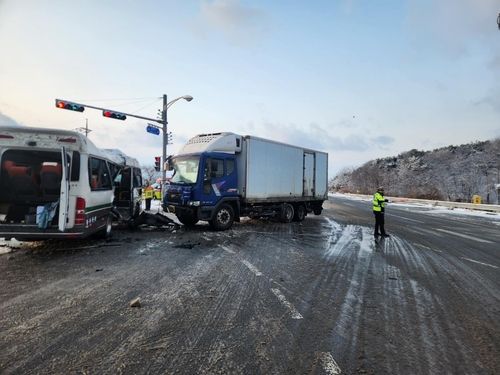 사고가 난 차량
