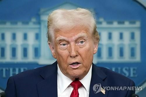 도널드 트럼프 미국 대통령