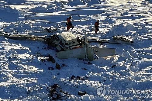 알래스카에서 발견된 비행기 잔해