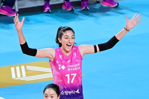 여자프로배구 흥국생명의 외국인선수 투트쿠