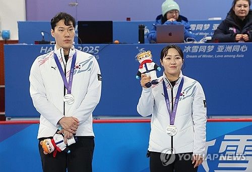 김경애-성지훈, 은메달 획득